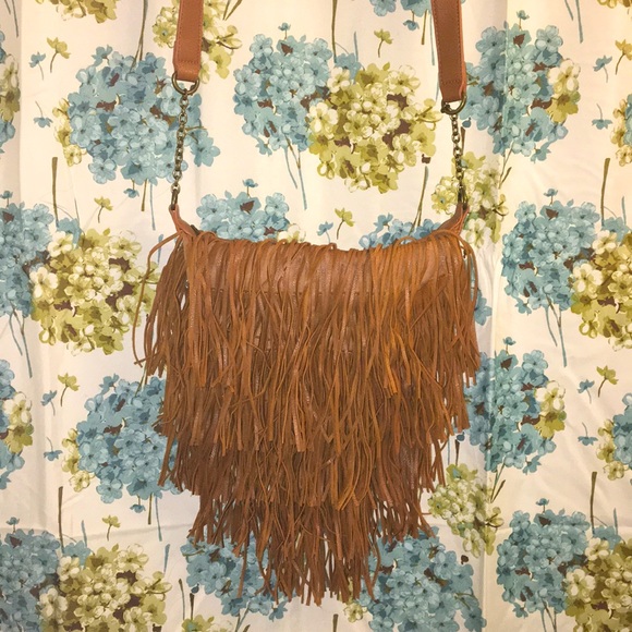 Mossimo Supply Co. Handbags - Shaggy frayed crossbody bag